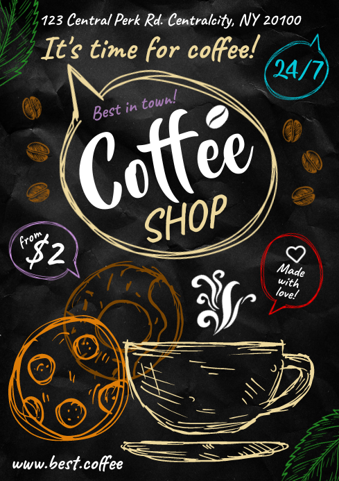 COFFEE POSTER Template | PosterMyWall