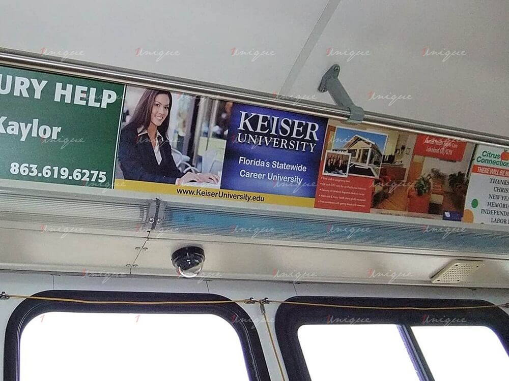 Tất tần tật về quảng cáo Banner, Poster trong xe buýt
