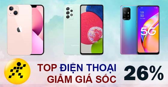 TOP 10 điện thoại giảm giá sốc đến 26% chào hè 2022 tại TGDĐ - Thegioididong .com